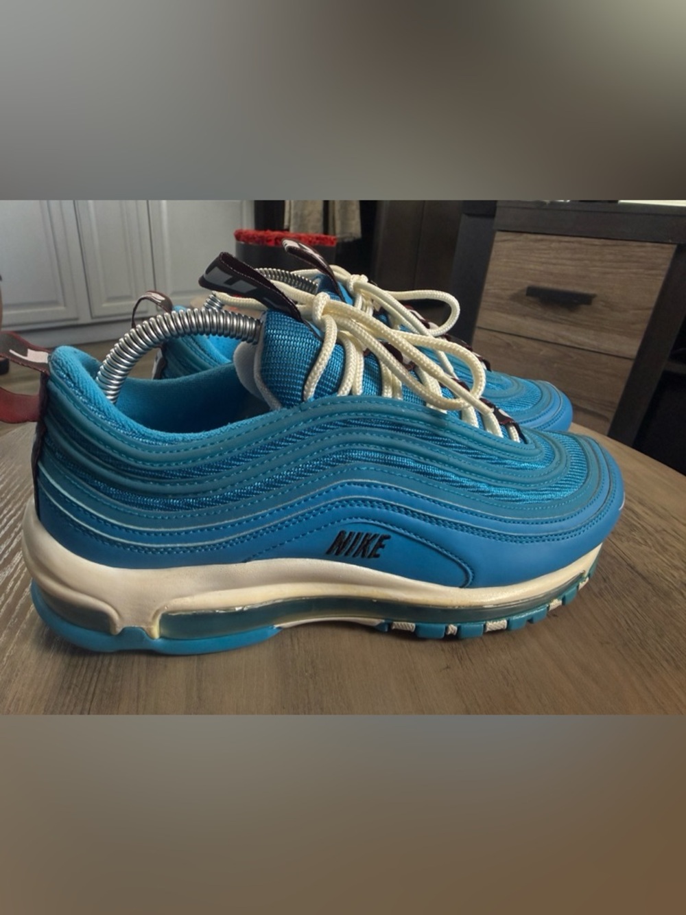Nike  AirMax 97 Overbranded Blue Hero Sneakers Men’s 7.5